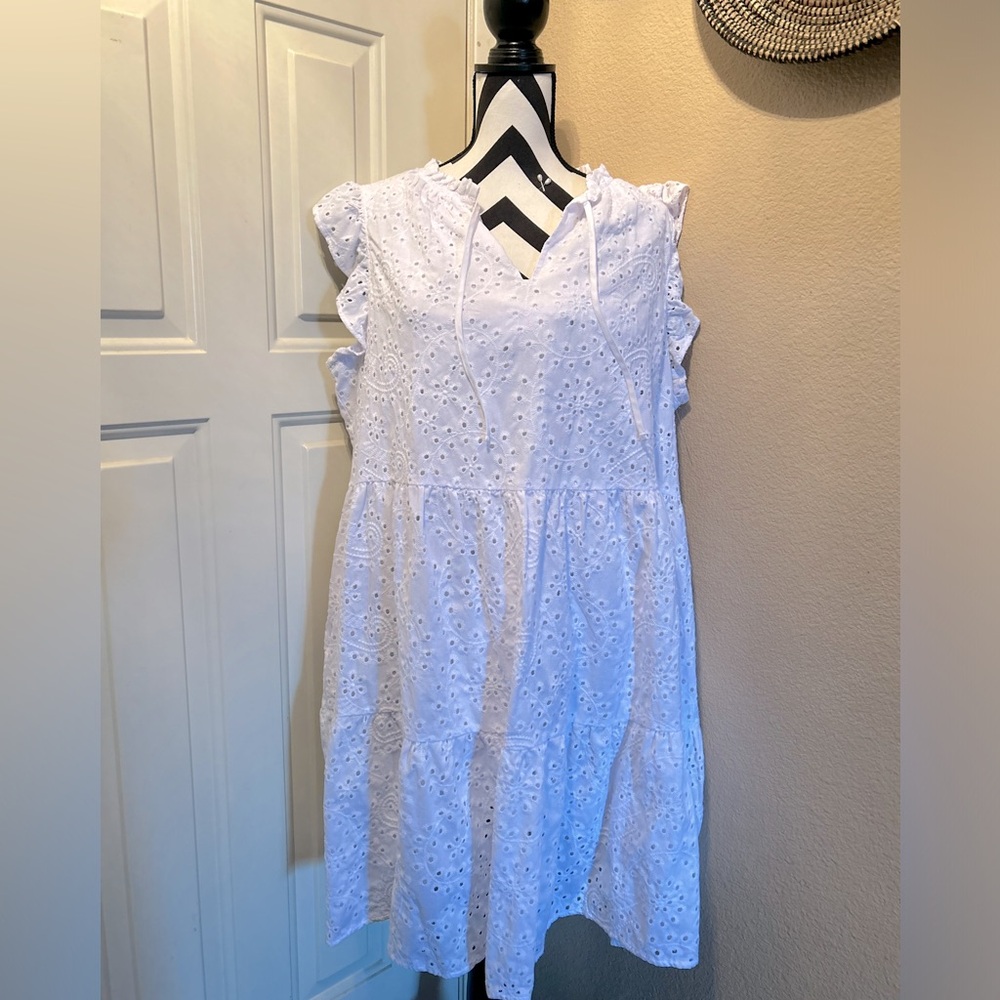 White summer dress